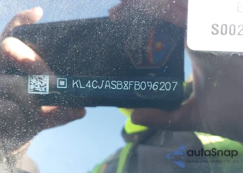 2015 Buick Encore from USA, damaged, VIN KL4CJASB8FB096207